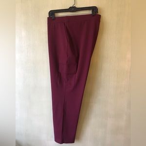 NWOT Cargo Pants -Lisa Rinna burgundy XLP
